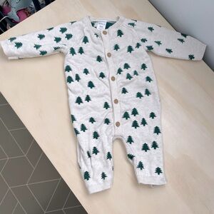 Carter’s Holiday Button-Down Sweater Jumpsuit
